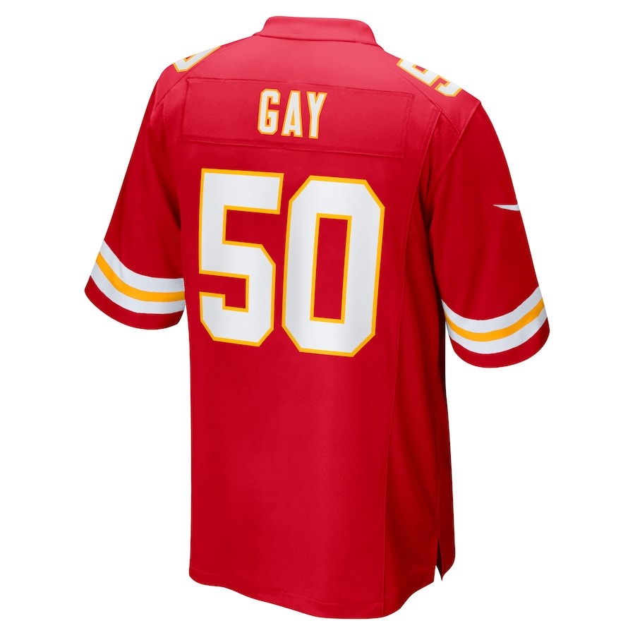 Men's Kansas City Chiefs Willie Gay Nike Red Game Jersey - ujerseystore