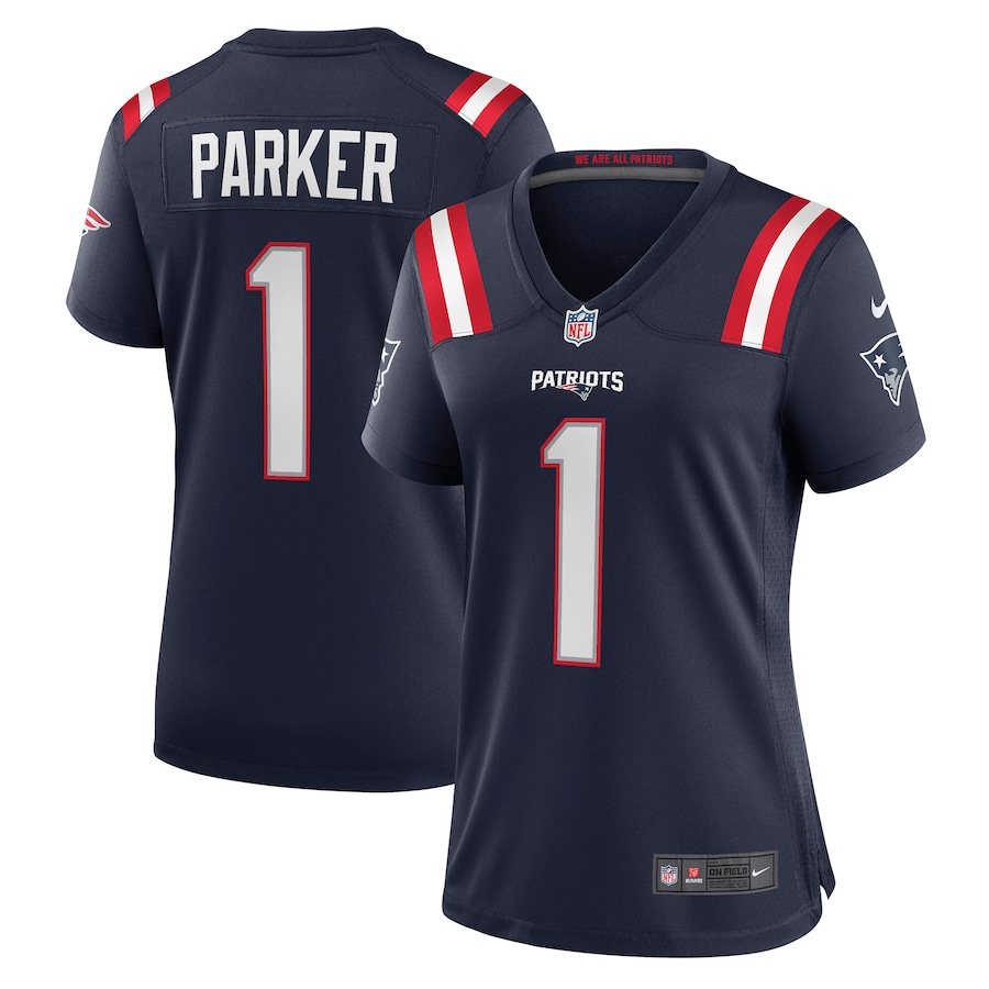 Women's New England Patriots DeVante Parker Nike Navy Game Jersey - ujerseystore
