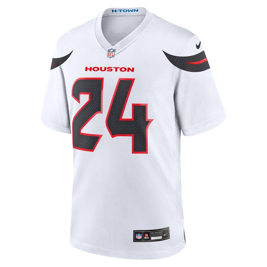 Men's Houston Texans Derek Stingley Jr. Nike White Game Jersey - ujerseystore