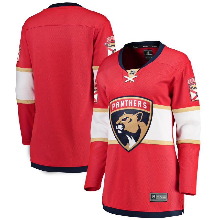 Women's Florida Panthers Fanatics Branded Red Breakaway Home Jersey - ujerseystore