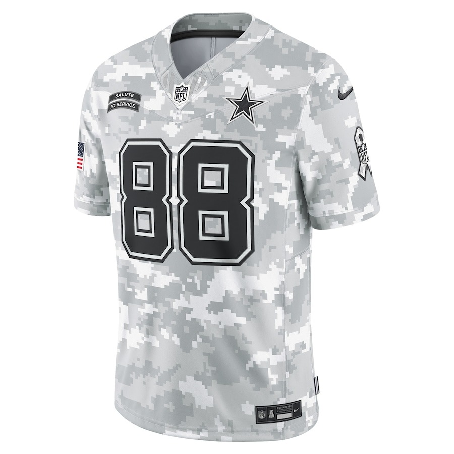 Men's Dallas Cowboys CeeDee Lamb Nike Arctic Camo 2024 Salute to Service Limited Jersey - ujerseystore