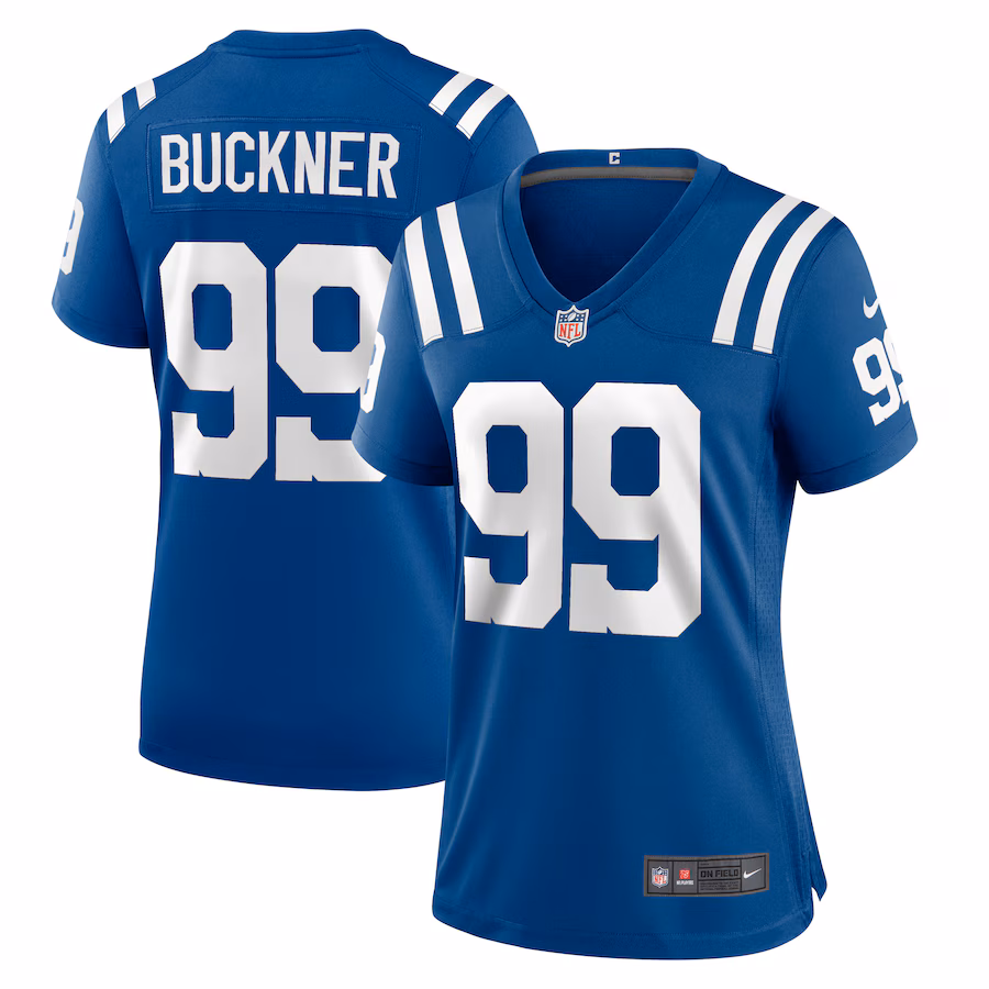 Women's Indianapolis Colts DeForest Buckner Nike Royal Nike Game Jersey - ujerseystore