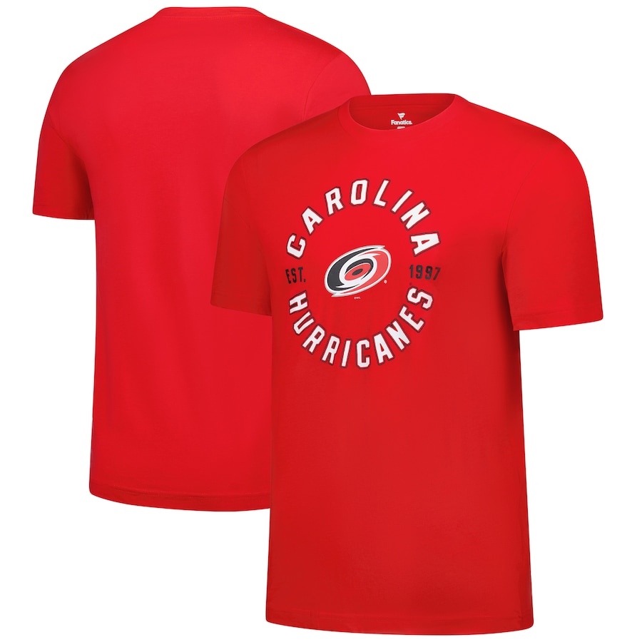 Men's Carolina Hurricanes Fanatics Red Serve T-Shirt - ujerseystore