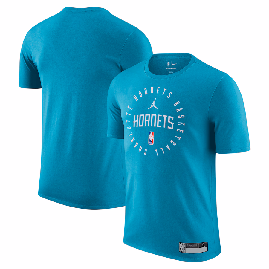 Men's Charlotte Hornets Jordan Brand Teal 2024/25 Legend On-Court Practice Performance T-Shirt - ujerseystore