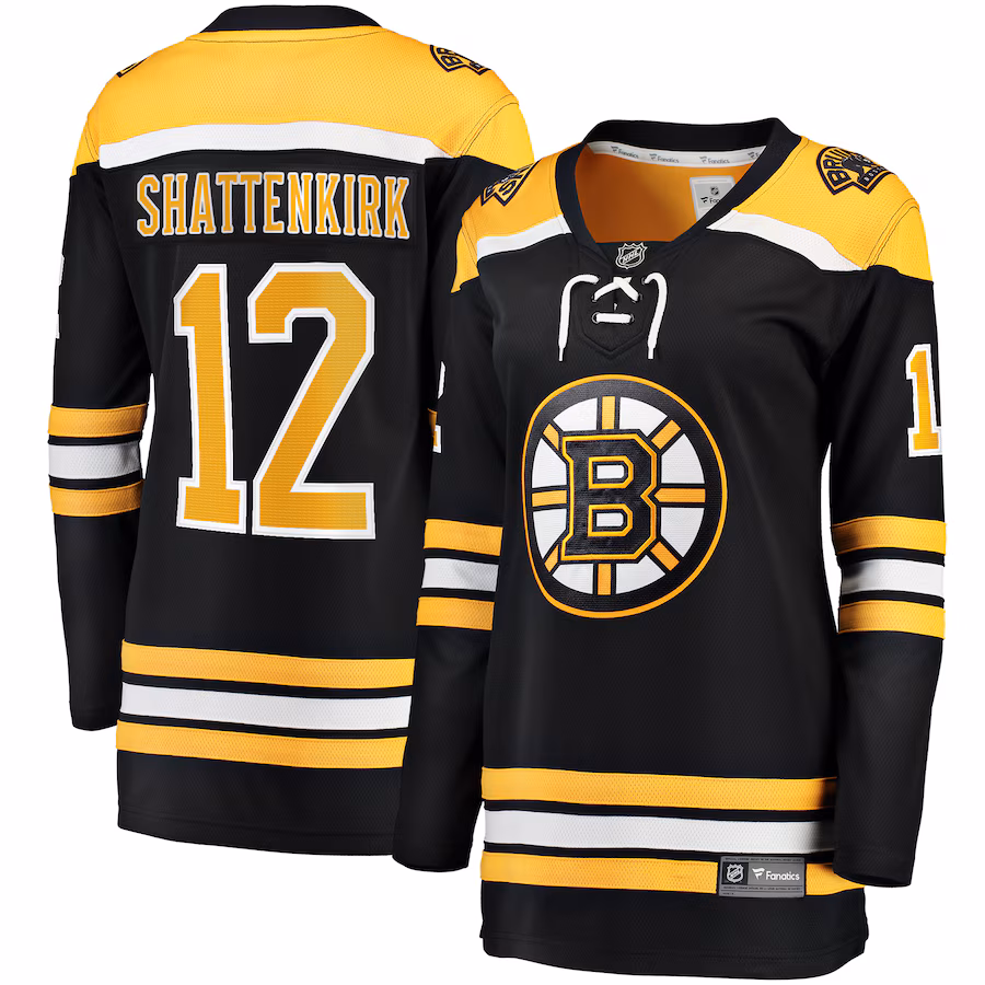 Women's Boston Bruins Kevin Shattenkirk Fanatics Black Home Breakaway Player Jersey - ujerseystore