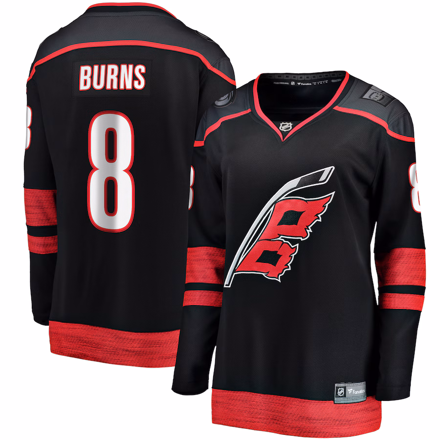 Women's Carolina Hurricanes Fanatics Black Home Breakaway Player Jersey - ujerseystore