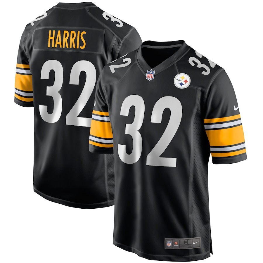 Men's Pittsburgh Steelers Franco Harris Nike Black Game Retired Player Jersey - ujerseystore