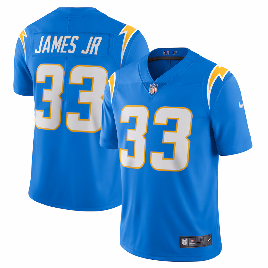 Men's Los Angeles Chargers Derwin James Nike Powder Blue Vapor Limited Jersey - ujerseystore
