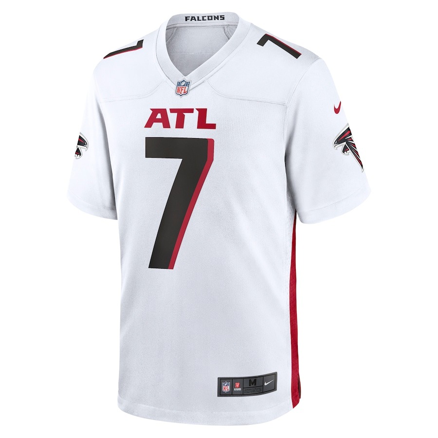 Men's Atlanta Falcons Bijan Robinson Nike White 2023 NFL Draft First Round Pick Game Jersey - ujerseystore