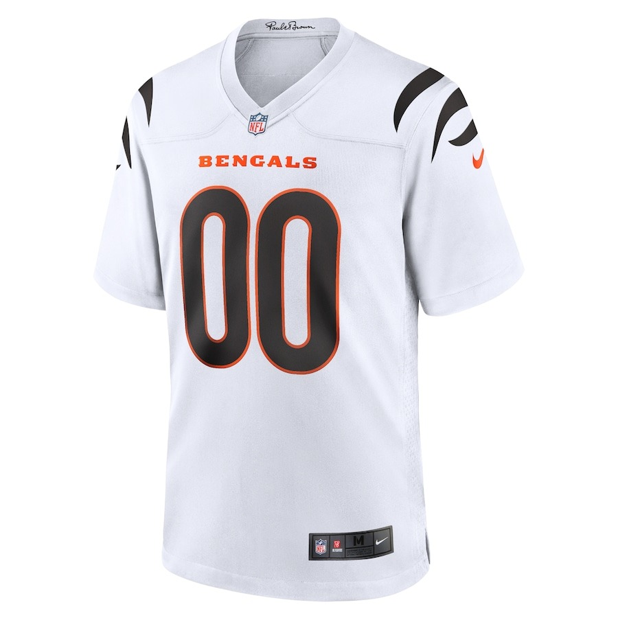 Men's Cincinnati Bengals Nike White Game Custom Jersey - ujerseystore