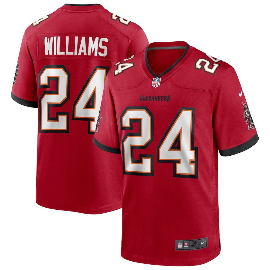 Men's Tampa Bay Buccaneers Cadillac Williams Nike Red Game Retired Player Jersey - ujerseystore