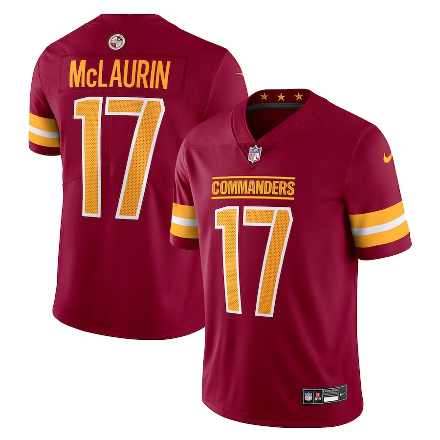 Men's Washington Commanders Terry McLaurin Nike Burgundy  Vapor Untouchable Limited Jersey - ujerseystore