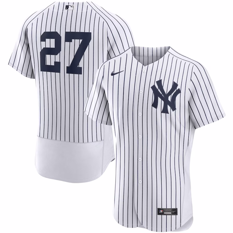 Men's New York Yankees Giancarlo Stanton Nike White Home Authentic Player Jersey - ujerseystore