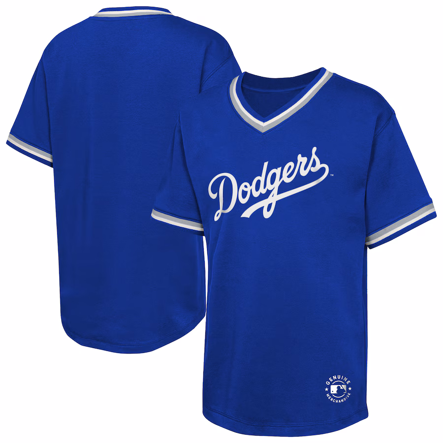 Youth Los Angeles Dodgers Royal Relief Pitcher V-Neck T-Shirt - ujerseystore
