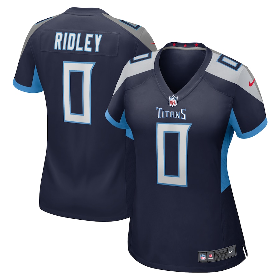 Women's Tennessee Titans Calvin Ridley Nike Navy Game Player Jersey - ujerseystore