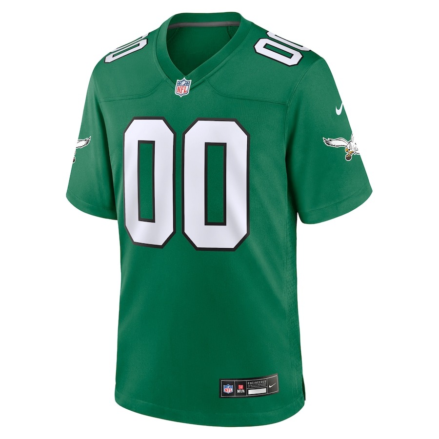 Men's Philadelphia Eagles Nike Kelly Green Alternate Custom Game Jersey - ujerseystore
