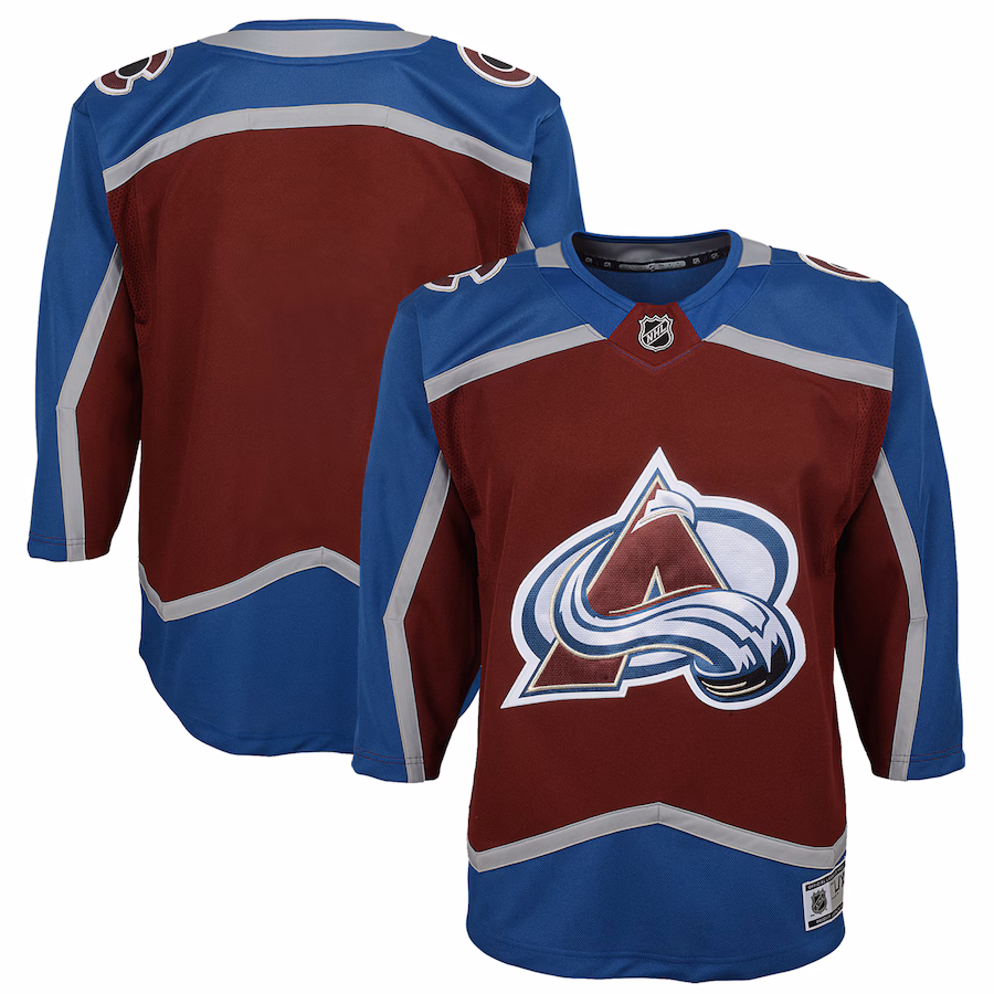 Youth Colorado Avalanche Burgundy Home Premier Jersey - ujerseystore