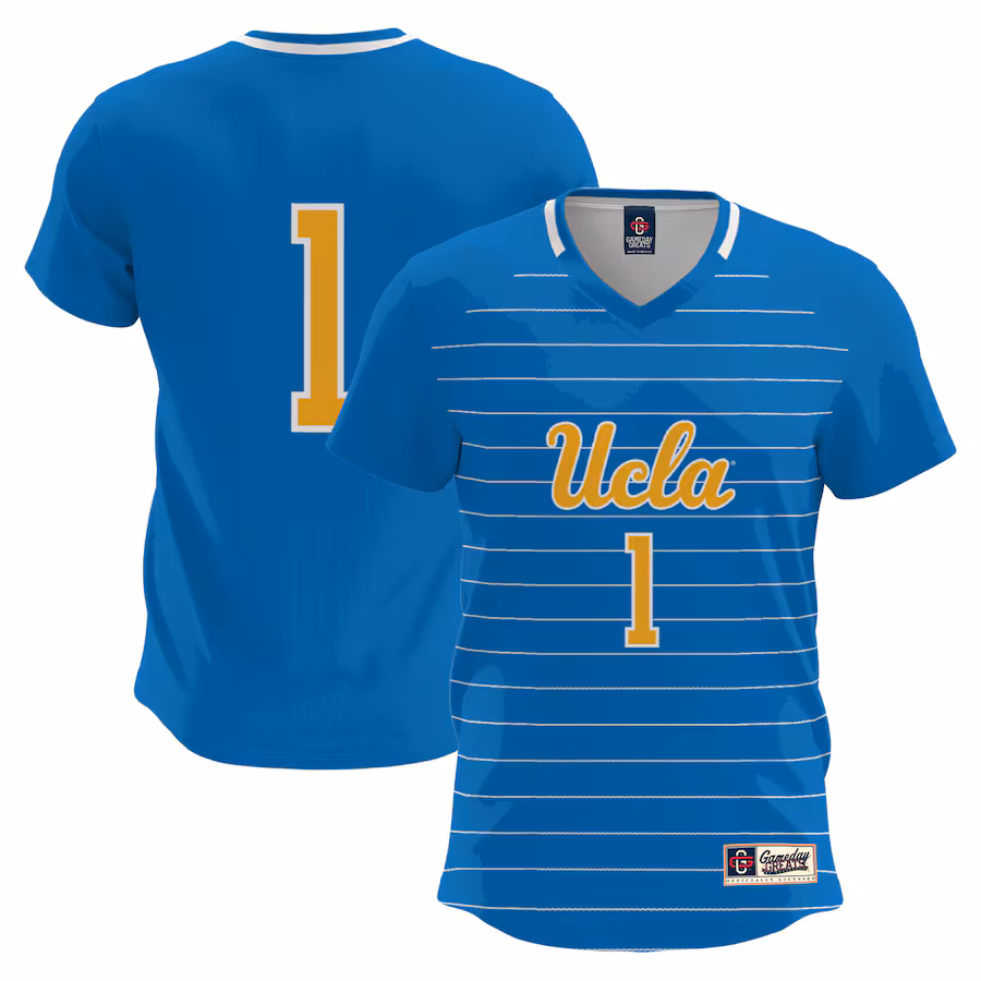 Men's GameDay Greats Blue UCLA Bruins Lightweight Soccer Jersey - ujerseystore