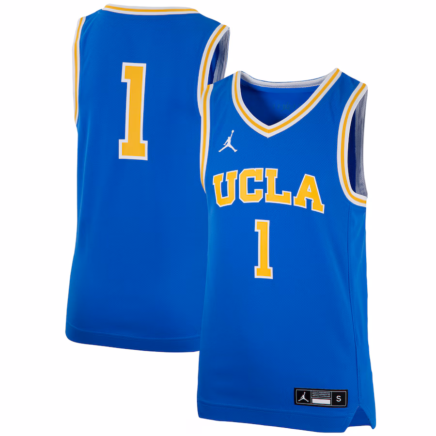 Youth Jordan Brand #1 Blue UCLA Bruins Team Replica Basketball Jersey - ujerseystore