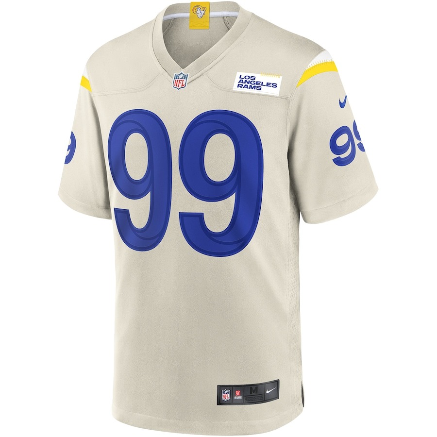 Men's Los Angeles Rams Aaron Donald Nike Bone Game Jersey - ujerseystore