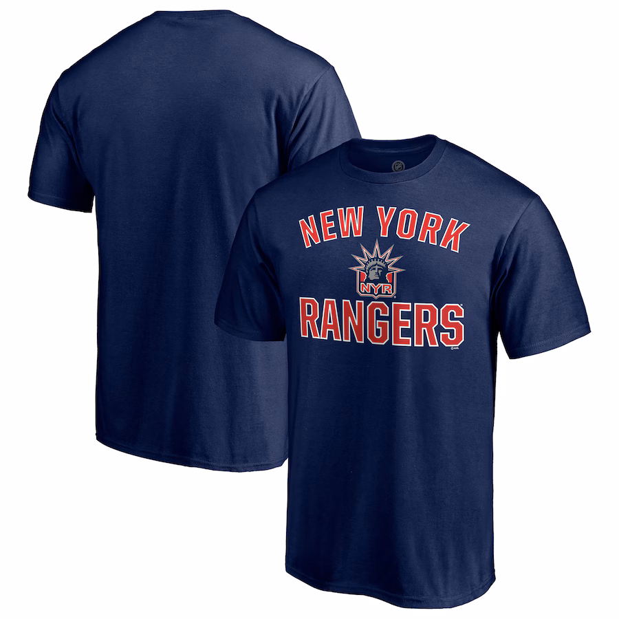 Men's New York Rangers Navy Special Edition Victory Arch T-Shirt - ujerseystore