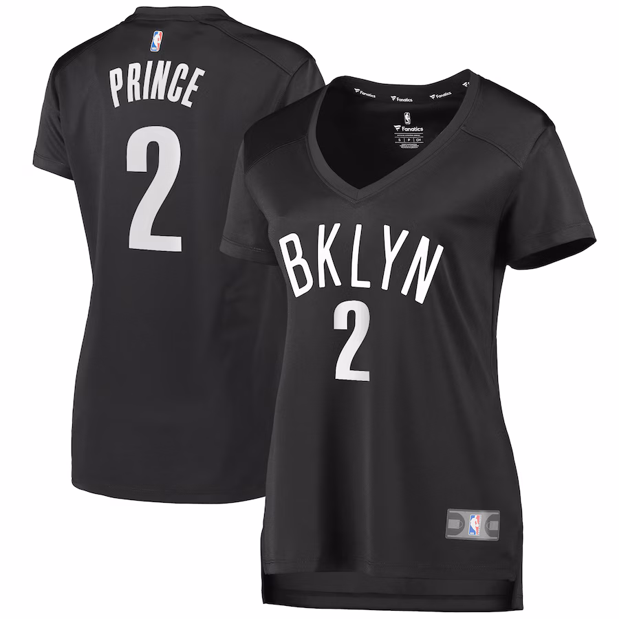 Women's Brooklyn Nets Taurean Prince Fanatics Black Fast Break Replica Jersey - Statement Edition - ujerseystore