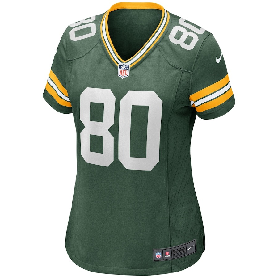Women's Green Bay Packers Donald Driver Nike Green Game Retired Player Jersey - ujerseystore