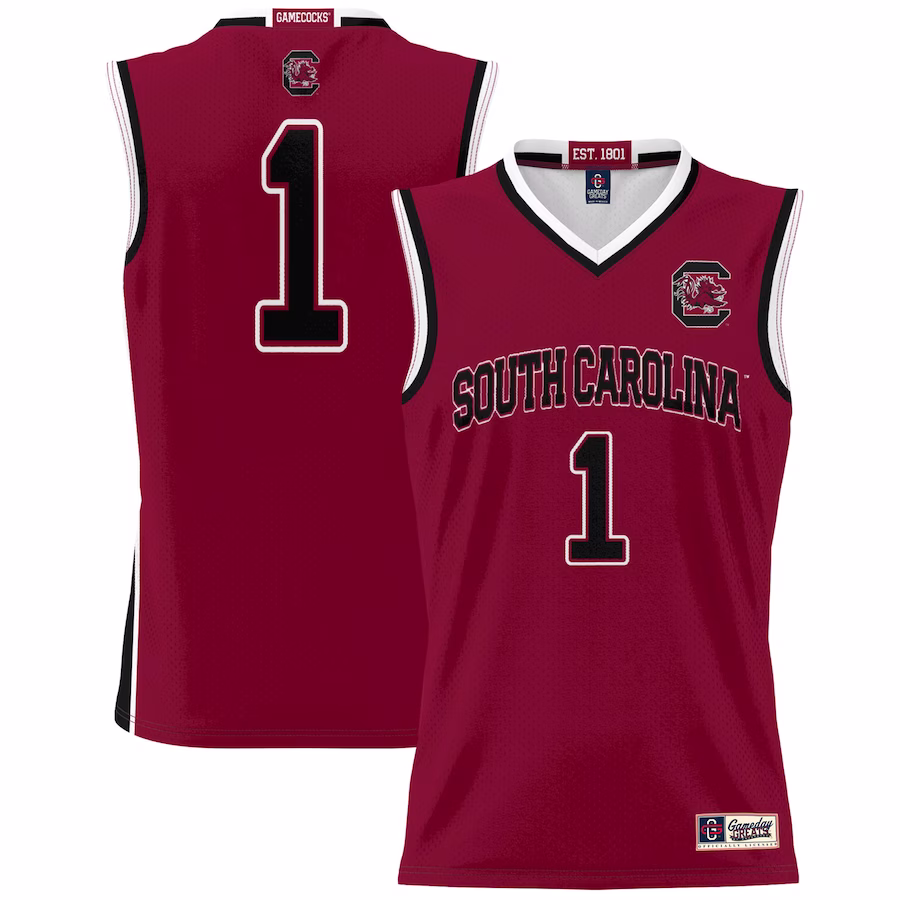 #1 South Carolina Gamecocks GameDay Greats Youth Lightweight Basketball Fashion Jersey - Garnet - ujerseystore