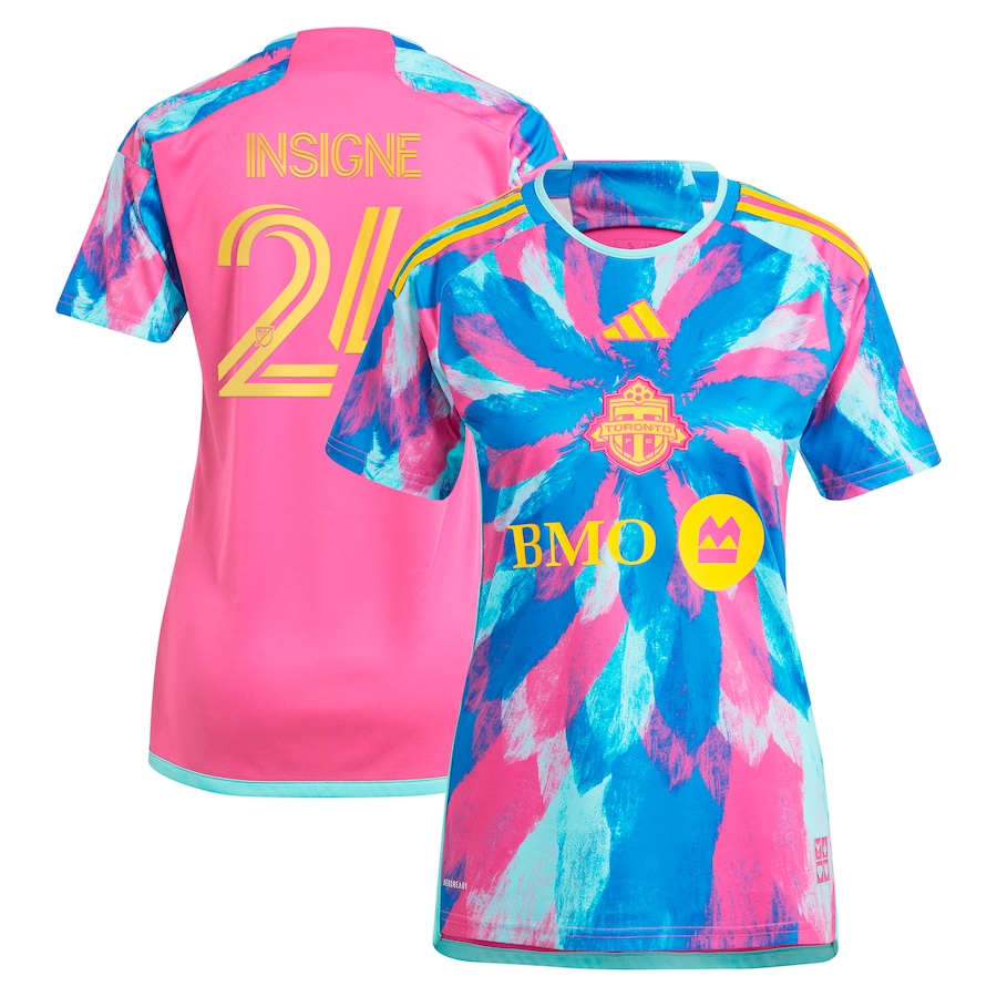 Women's Toronto FC Lorenzo Insigne adidas Pink 2023 The Energy Kit Replica Player Jersey - ujerseystore