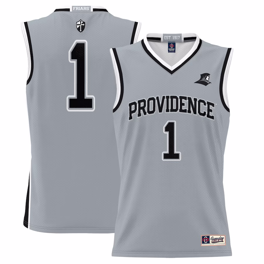 #1  Providence Friars GameDay Greats  Lightweight Basketball Jersey - Silver - ujerseystore