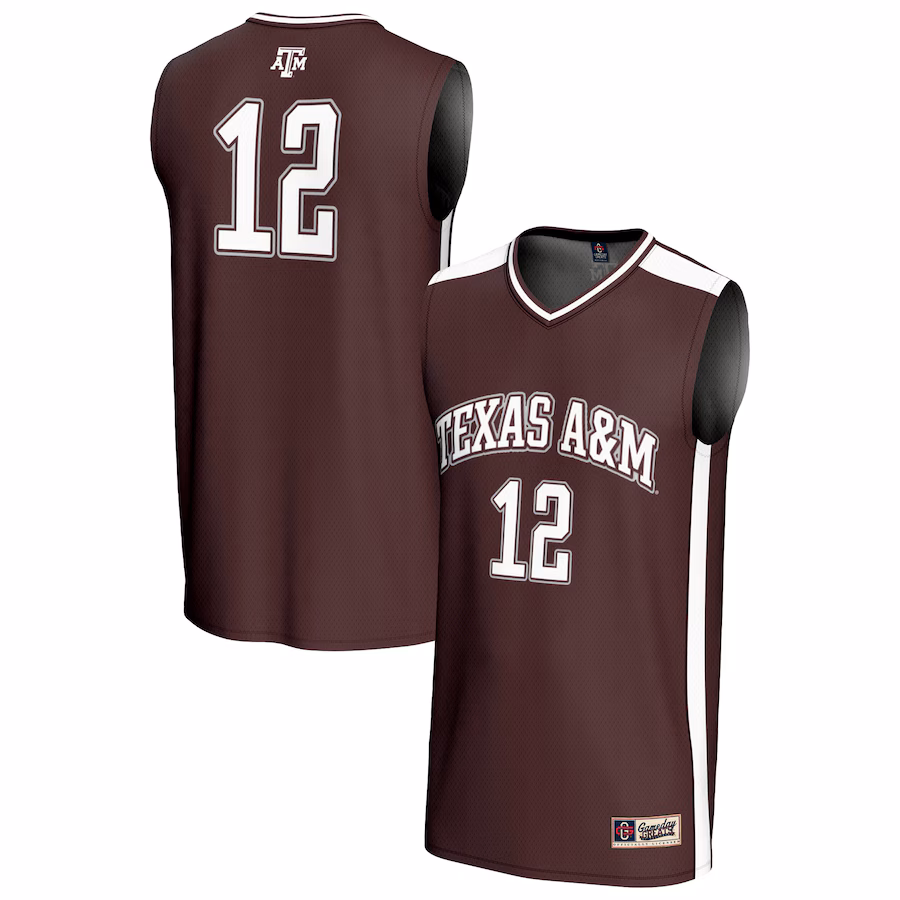 Unisex GameDay Greats #12 Maroon Texas A&M Aggies Lightweight Basketball Fashion Jersey - ujerseystore
