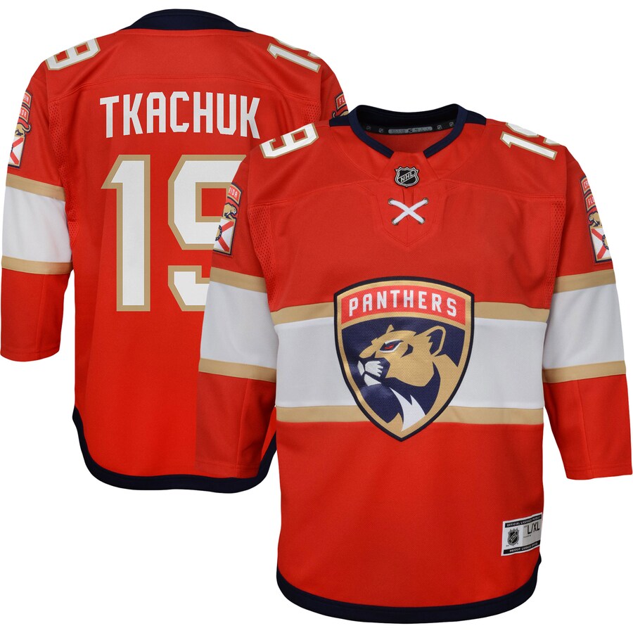 Youth Florida Panthers Matthew Tkachuk Red Home Replica Player Jersey - ujerseystore