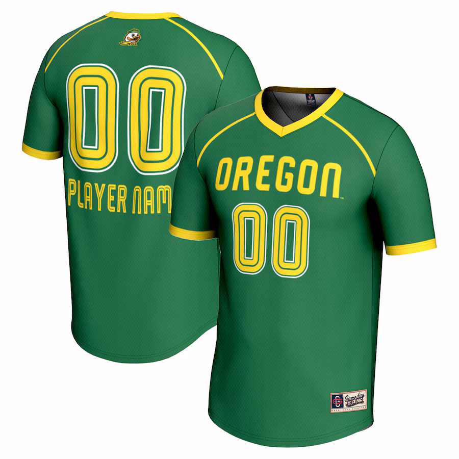 Oregon Ducks GameDay Greats Youth Women's Lacrosse NIL Lightweight Jersey - Green - ujerseystore