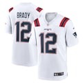 Men's New England Patriots Tom Brady Nike White Retired Game Jersey - ujerseystore