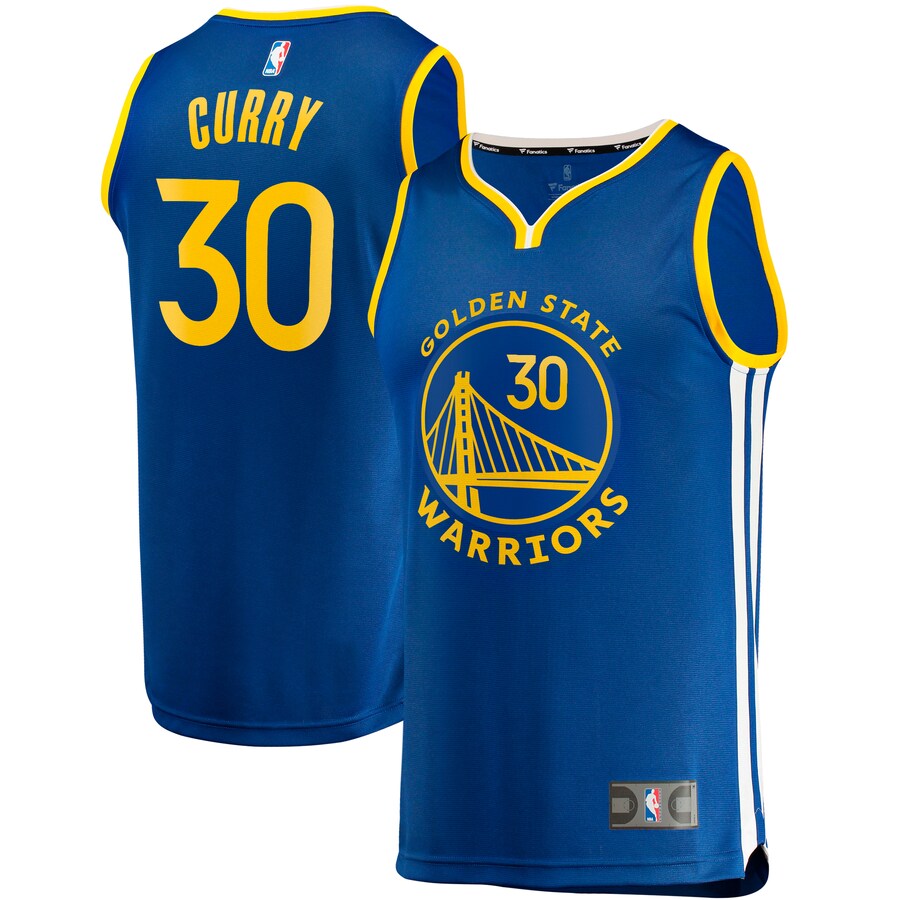 Men's Golden State Warriors Stephen Curry Fanatics Royal Big & Tall Fast Break Player Jersey - Icon Edition - ujerseystore