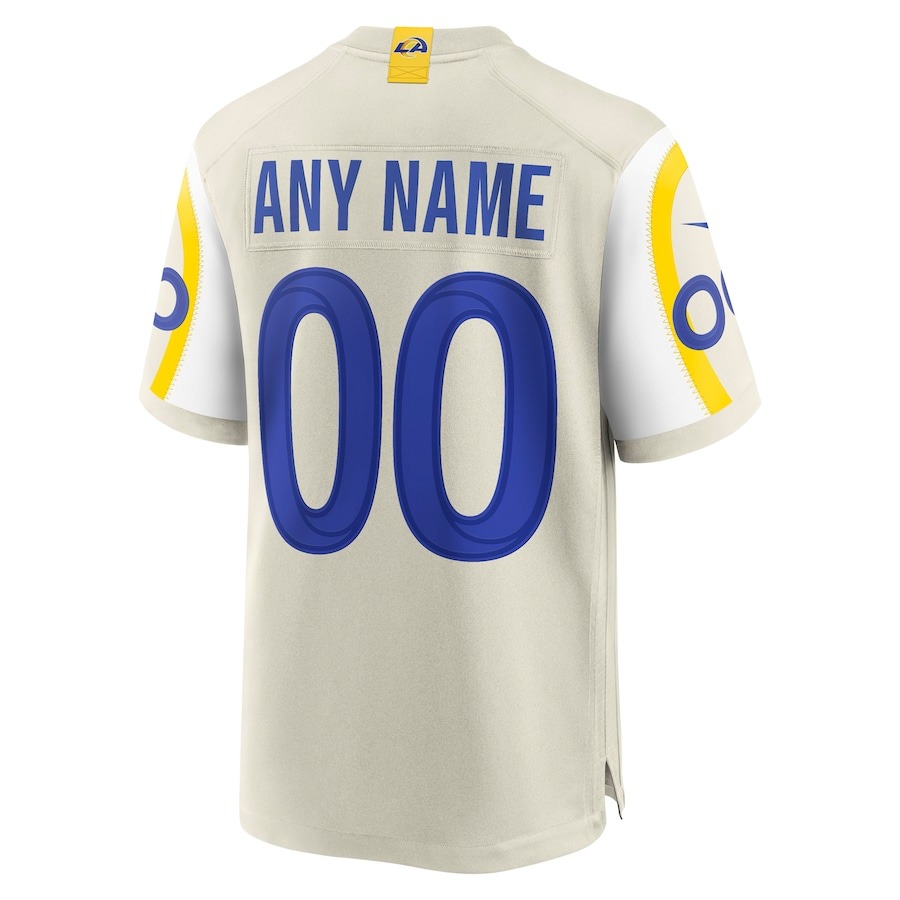 Men's Nike Los Angeles Rams Bone Custom Game Jersey - ujerseystore