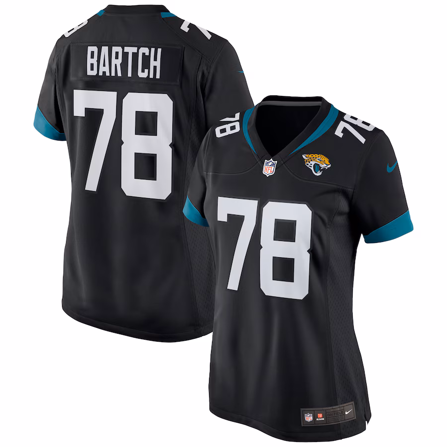Women's Jacksonville Jaguars Ben Bartch Nike Black Game Jersey - ujerseystore
