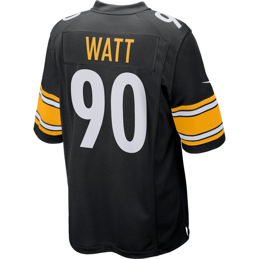 Youth Pittsburgh Steelers T.J. Watt Nike Black Game Jersey - ujerseystore