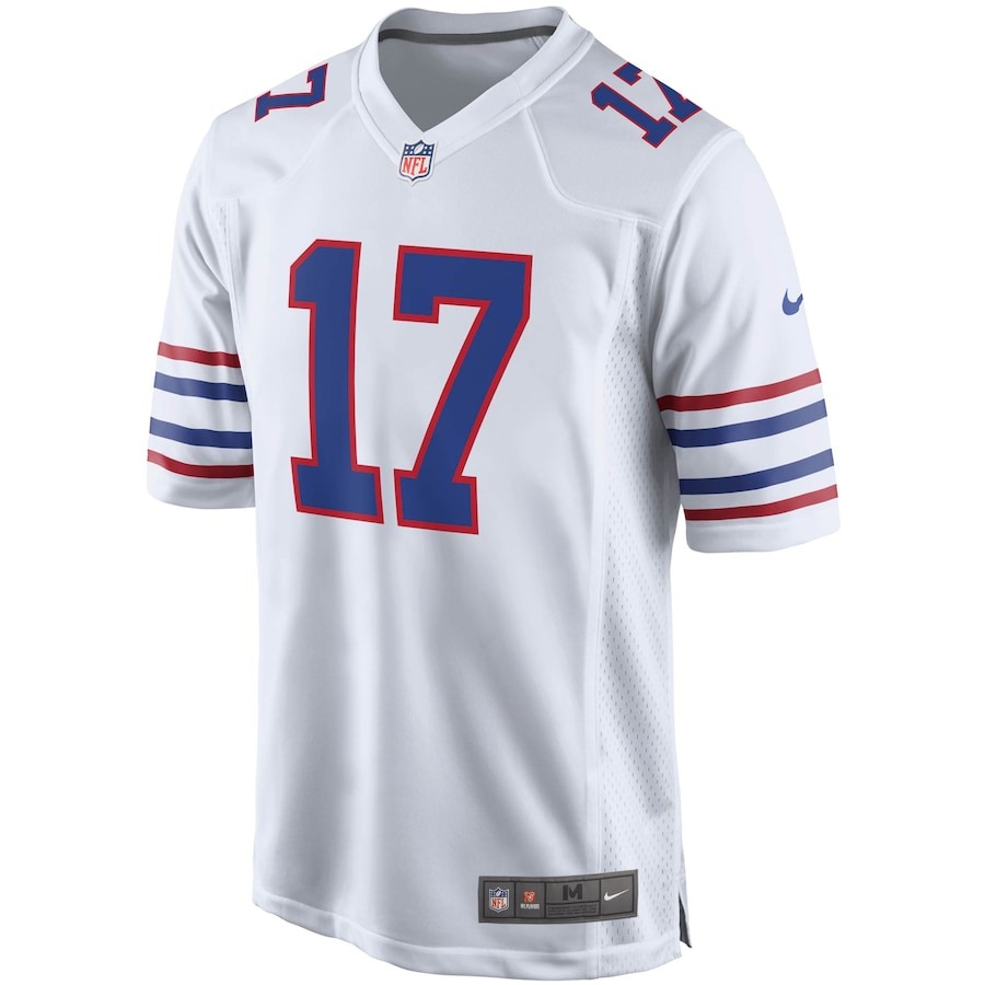 Men's Buffalo Bills Josh Allen Nike White Alternate Game Player Jersey - ujerseystore