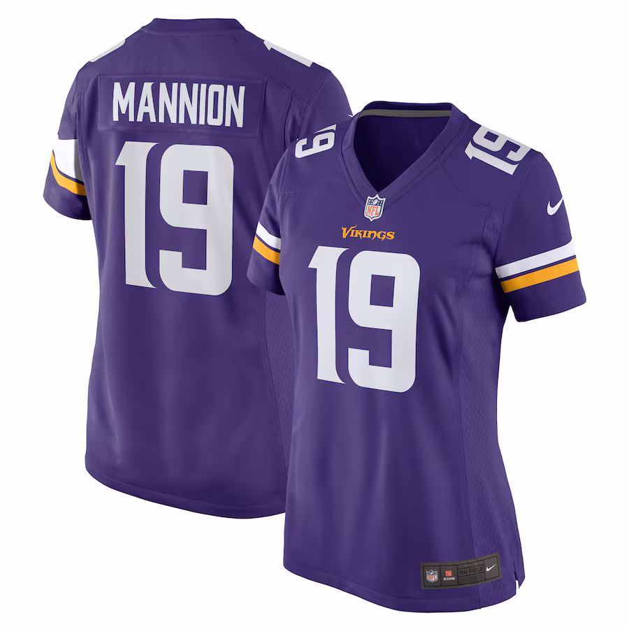 Women's Minnesota Vikings Sean Mannion Nike  Purple  Game Jersey - ujerseystore
