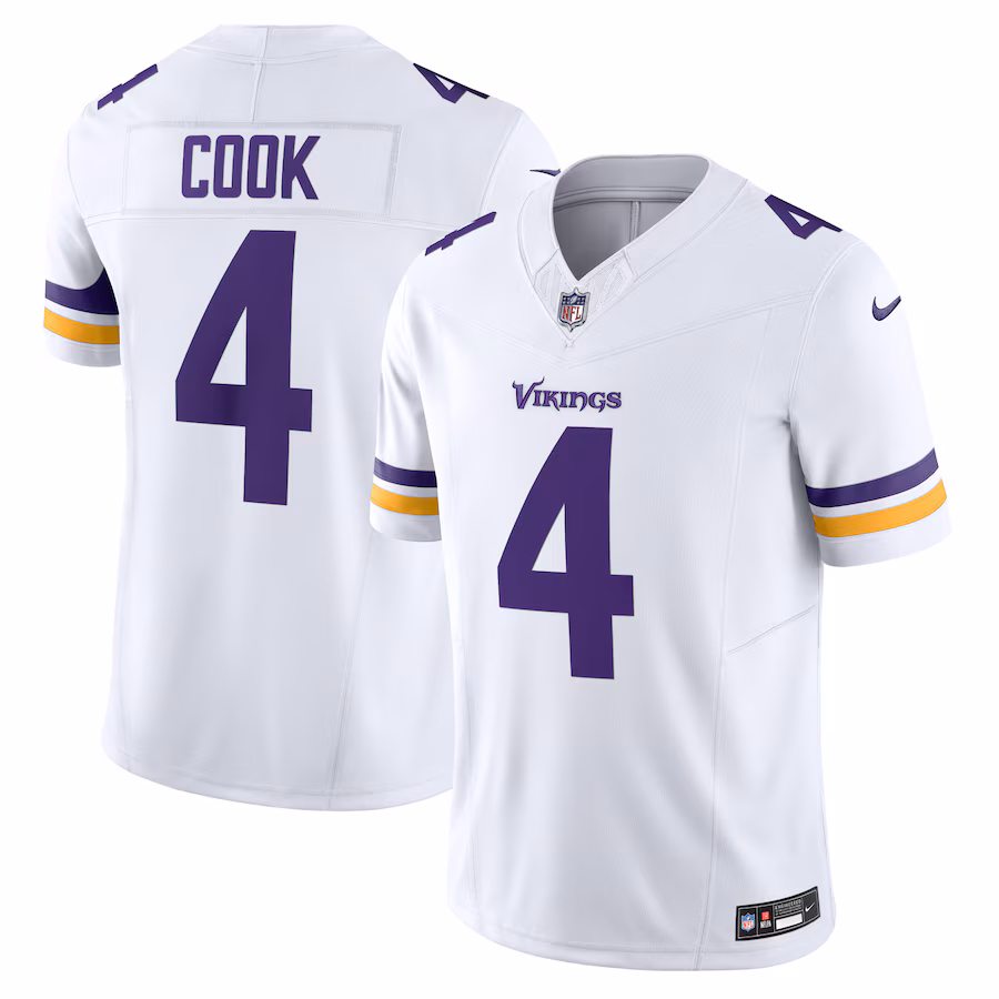 Men's Minnesota Vikings Dalvin Cook Nike White Vapor F.U.S.E. Limited Jersey - ujerseystore