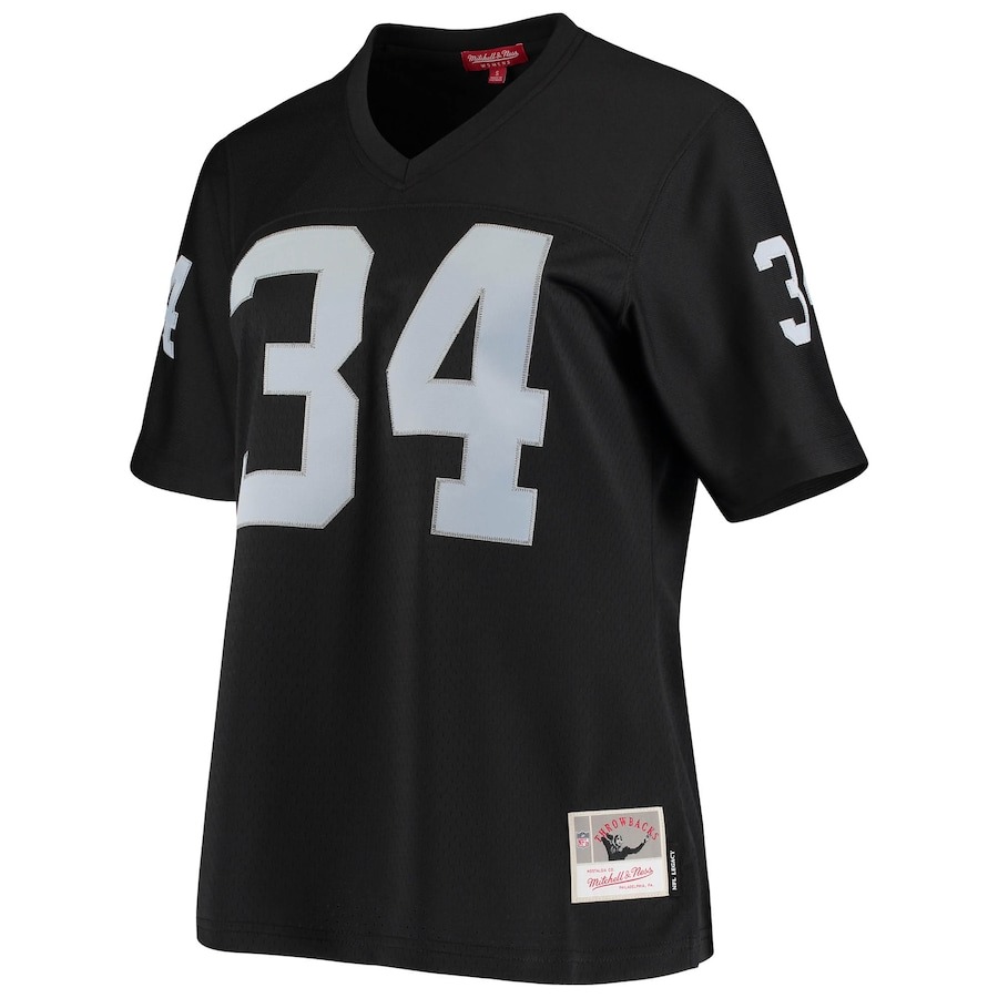 Women's Las Vegas Raiders Bo Jackson Mitchell & Ness Black 1988 Legacy Replica Jersey - ujerseystore