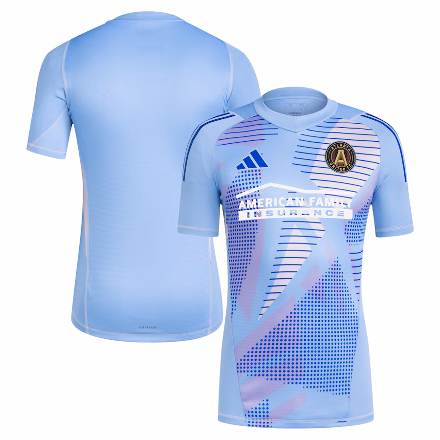 Men's Atlanta United FC adidas Blue 2024 Goalkeeper Jersey - ujerseystore
