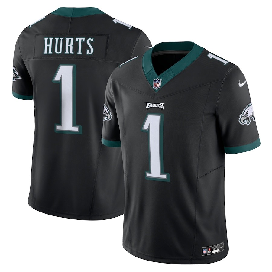 Men's Philadelphia Eagles Jalen Hurts Nike Black Vapor F.U.S.E. Limited Jersey - ujerseystore
