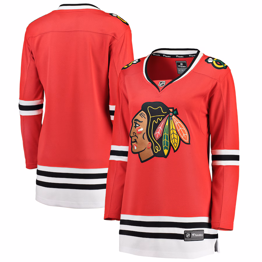 Women's Chicago Blackhawks Fanatics Red Breakaway Home Jersey - ujerseystore