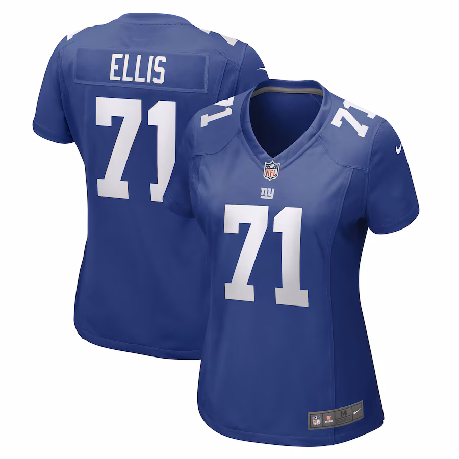 Women's New York Giants Justin Ellis Nike Royal Game Player Jersey - ujerseystore