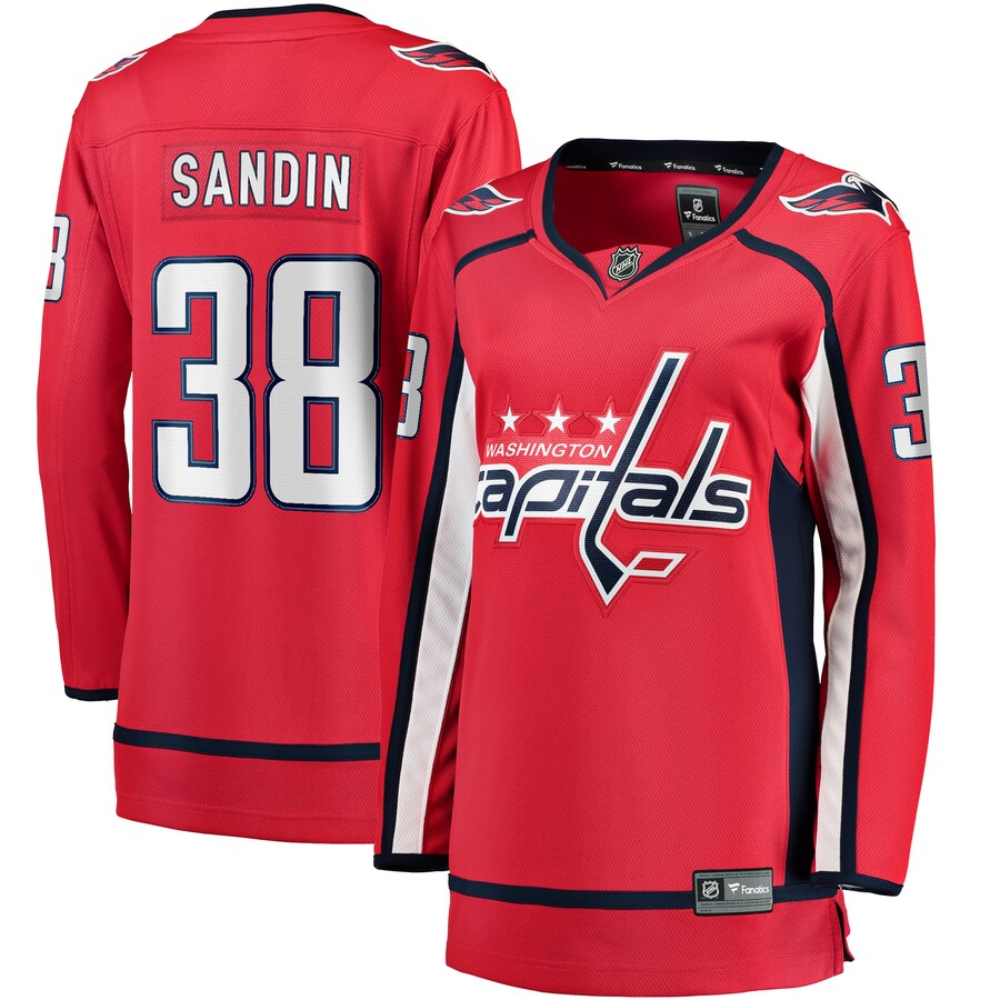 Women's Washington Capitals Rasmus Sandin Fanatics Branded Red Home Breakaway Jersey - ujerseystore