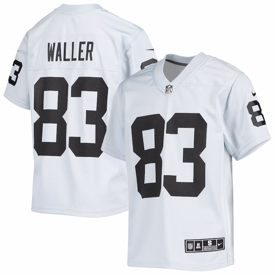 Youth Las Vegas Raiders Darren Waller Nike Silver Inverted Team Game Jersey - ujerseystore