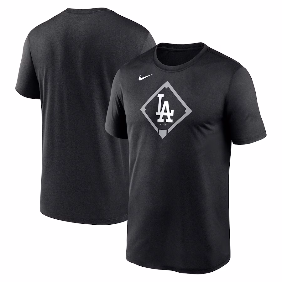 Men's Los Angeles Dodgers Nike Black Icon Legend Performance T-Shirt - ujerseystore