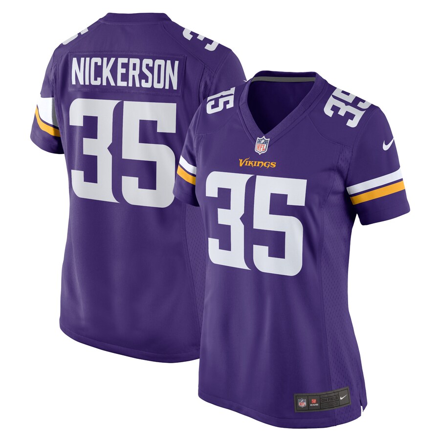 Women's Minnesota Vikings Parry Nickerson Nike Purple Home Game Player Jersey - ujerseystore